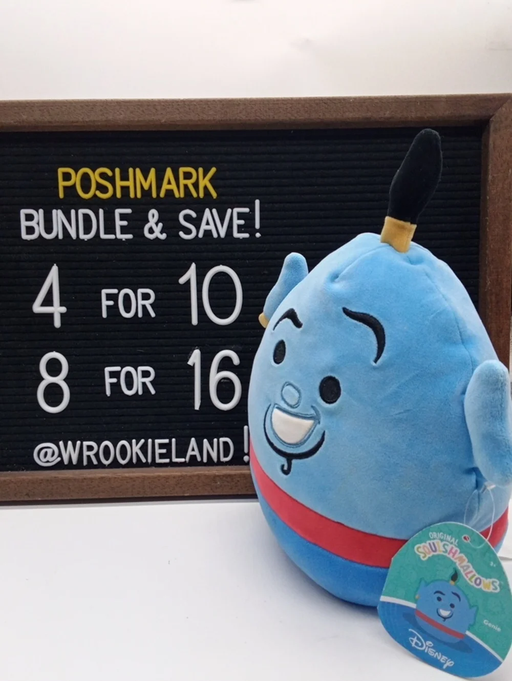 Squishmallows Disney Aladdin Genie Plush